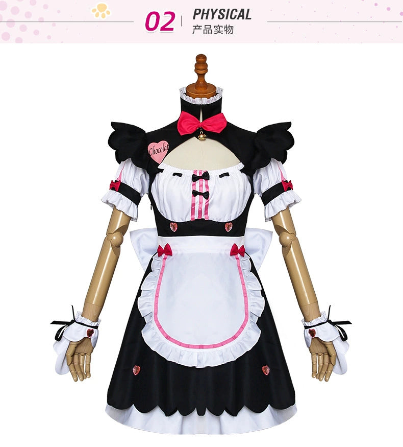 Two-Dimensional Chocolate Aroma Maid Costume Clothes Nekopara