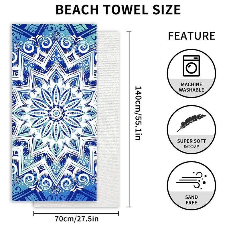 Quick-Dry Microfiber Beach & Sports Towel