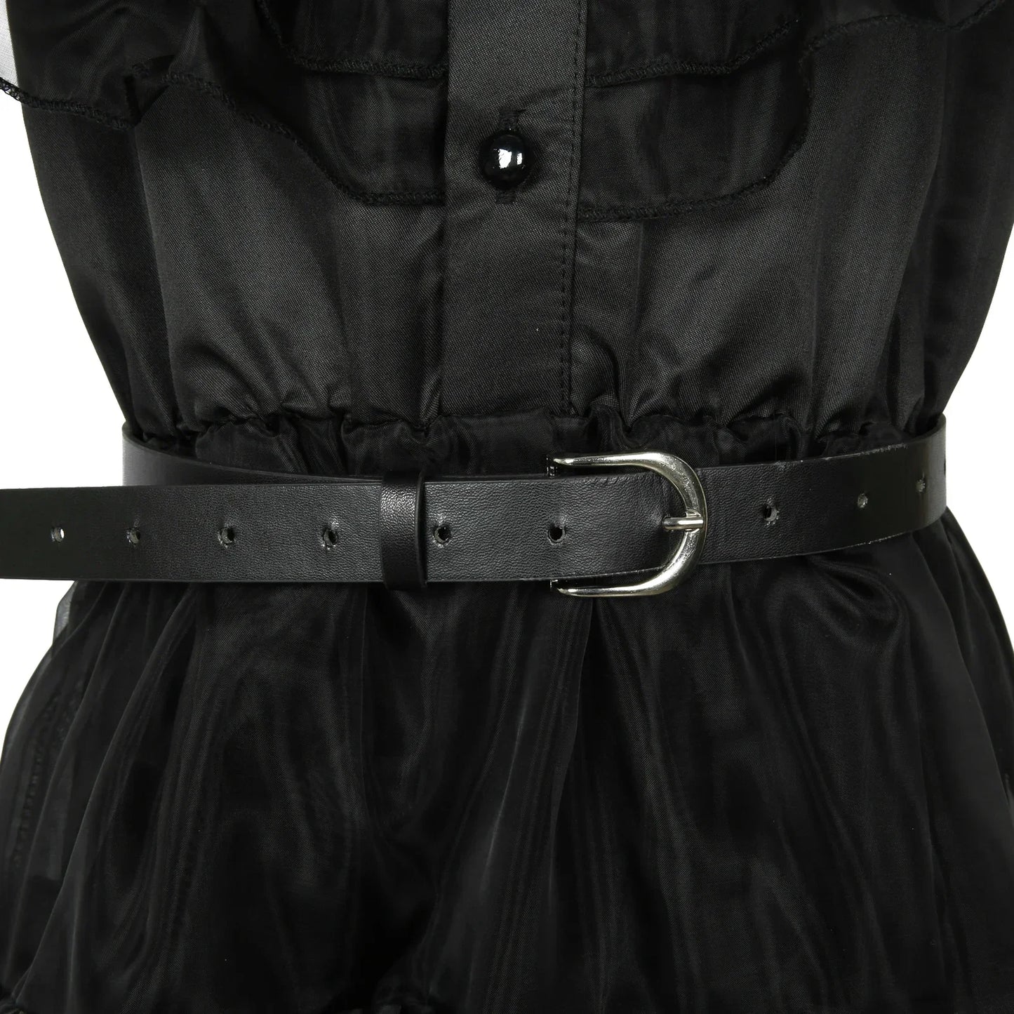  Wednesday Addams Cosplay Dress For Girl Kids Movie Black Dress Adult Women's Dress Halloween Carnival Party Role Play Set