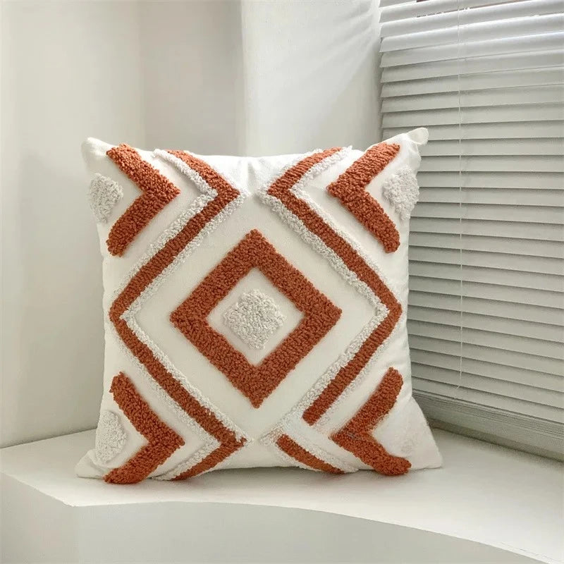 Velvet Embroidered Pillow Cover