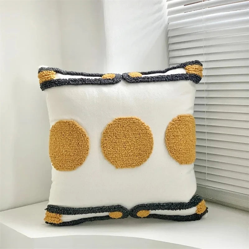 Velvet Embroidered Pillow Cover