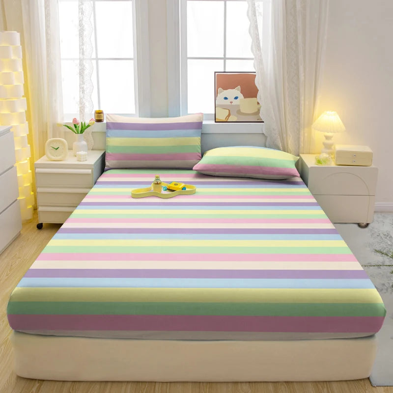 Bohemia Fitted Bed Sheet – Double/Queen 180x200cm