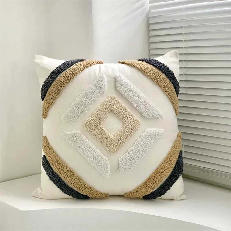 Velvet Embroidered Pillow Cover