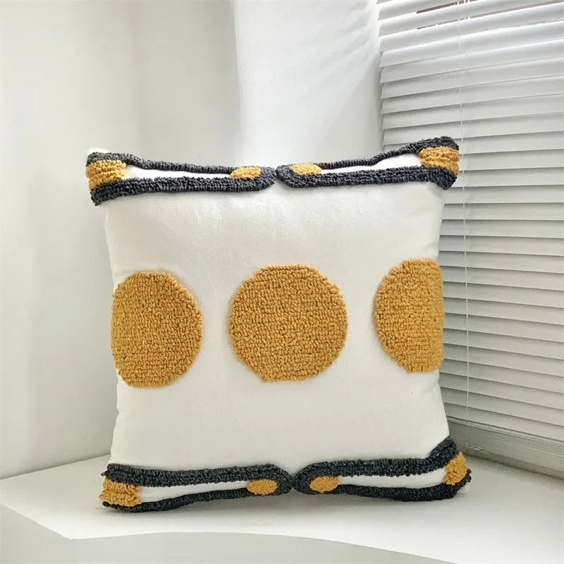 Velvet Embroidered Pillow Cover