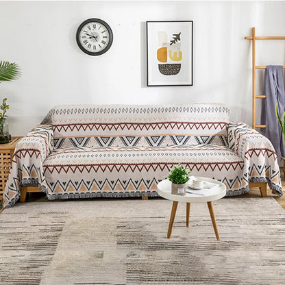 Tassel Bohemian Throw Blanket – Multi-Purpose