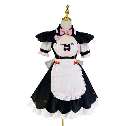 Maid Dress Kitty Land Chocolate Vanilla Cosplay Costume Plus Size