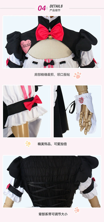 Two-Dimensional Chocolate Aroma Maid Costume Clothes Nekopara