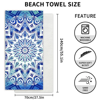Quick-Dry Microfiber Beach & Sports Towel