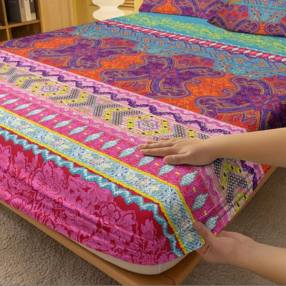 Boho Fitted Sheet – Colorful Bedding Set