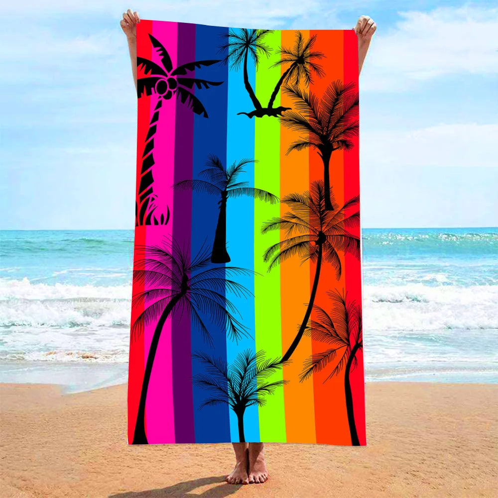 Beach Printed Towels, Seaside Vacation