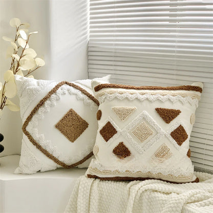 Velvet Embroidered Pillow Cover