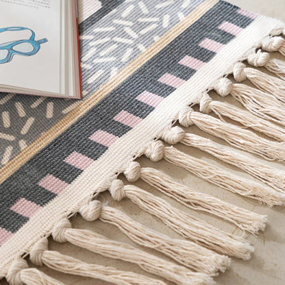 Bedroom Living Room Cotton and  Decorative Area Rug
