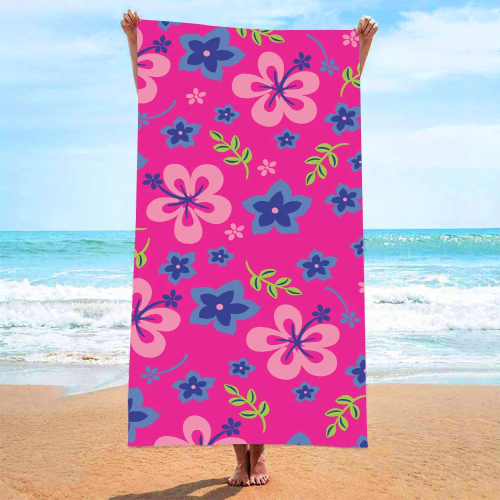 Beach Printed Towels, Seaside Vacation