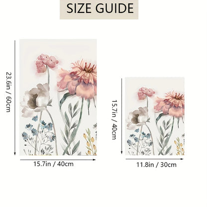 3PCS Pink Flower Wall Art – Nordic Botanical Prints