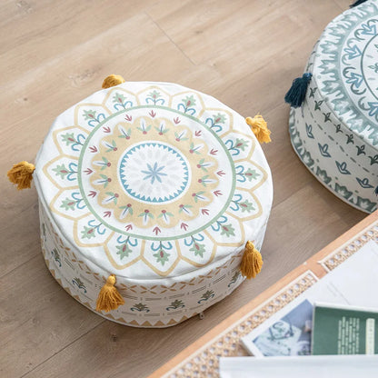 Nordic Geometric Floor Cushion – Futon Pouf Cover
