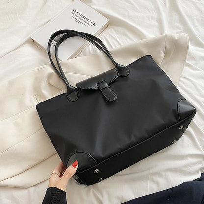 Women’s Nylon Tote Handbag – Large Capacity Shoulder Bag for Shopping & Daily Use