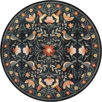 Persian Ethnic Style Coffee Table Mats Bedroom Bedside Cloakroom Wool Rugs