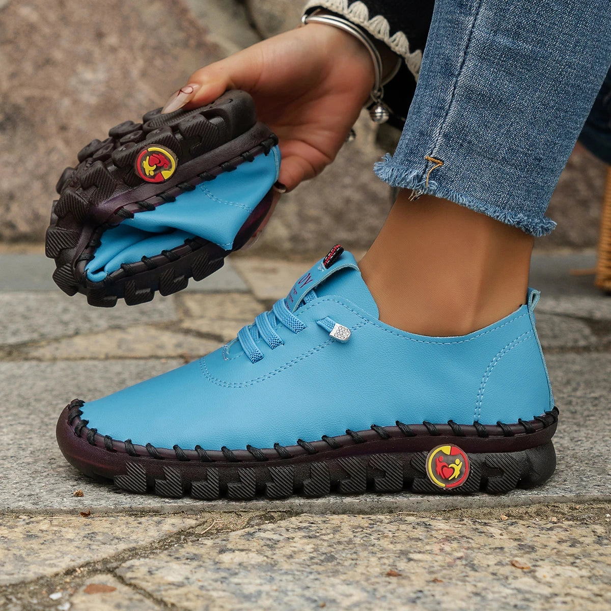 Women’s Handmade Leather Shoes – Comfortable Lightweight Oxford