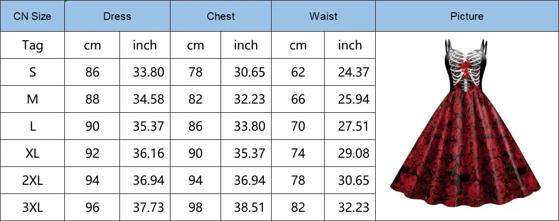 Halloween New Costumes for Women Skull Print Halter Dress Sleeveless Tunic Vintage Party Dresses Goth Clothes Masquerade Vestido