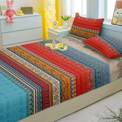 Bohemia Fitted Bed Sheet – Double/Queen 180x200cm