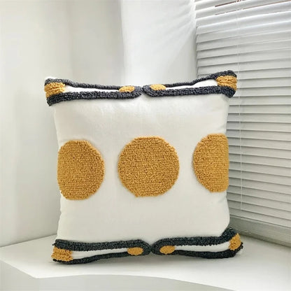Velvet Embroidered Pillow Cover