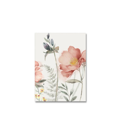 3PCS Pink Flower Wall Art – Nordic Botanical Prints