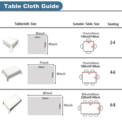 Palm Leaves Tablecloth – Waterproof Dining & Party Cover