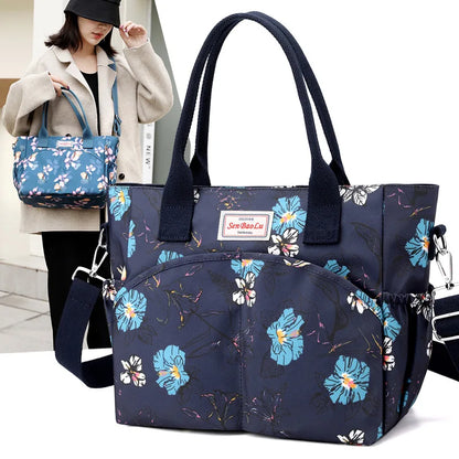 Women’s Oxford Nylon Crossbody Shoulder Bag – Large Capacity Handheld Tote