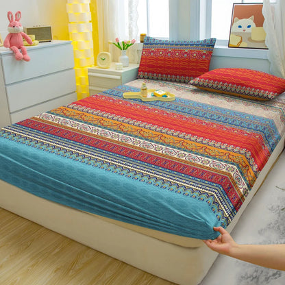 Bohemia Fitted Bed Sheet – Double/Queen 180x200cm