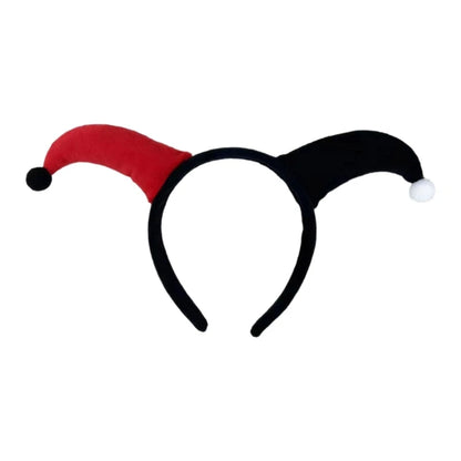 Adorkable Clown Horn Headpiece Proms Birthday Hairbands Fun Headwear Jester Circus Festive Hair Headwear