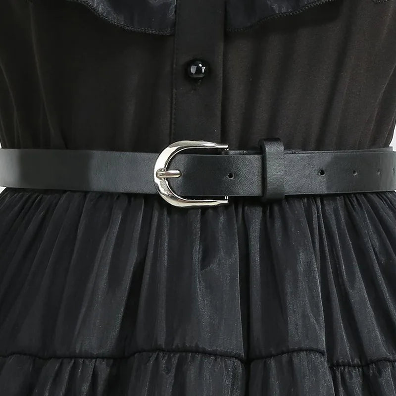 Halloween Hot American TV Series Black Wen. Girl Cosplay Horror Dress Set Easter Party Clothing +Fake hands + Sock Set 3-10Y