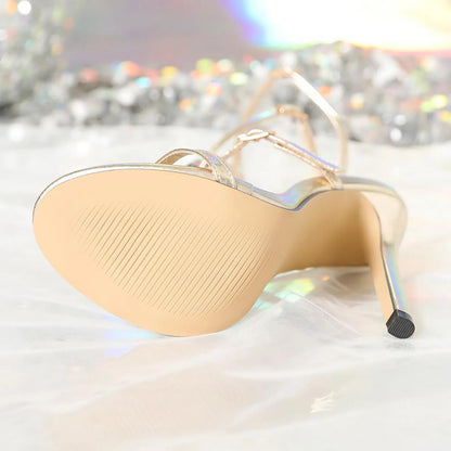 Women’s Pearl Strap High Heel Sandals