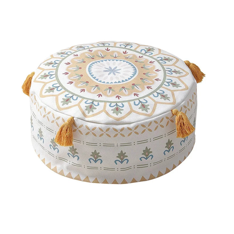 Nordic Geometric Floor Cushion – Futon Pouf Cover