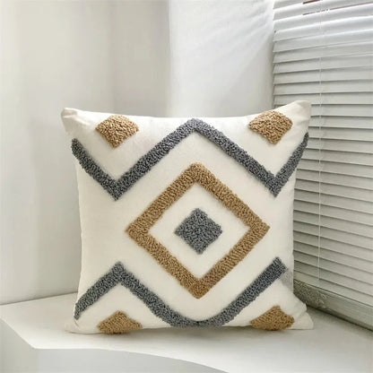 Velvet Embroidered Pillow Cover