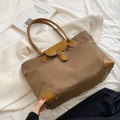 Women’s Nylon Tote Handbag – Large Capacity Shoulder Bag for Shopping & Daily Use