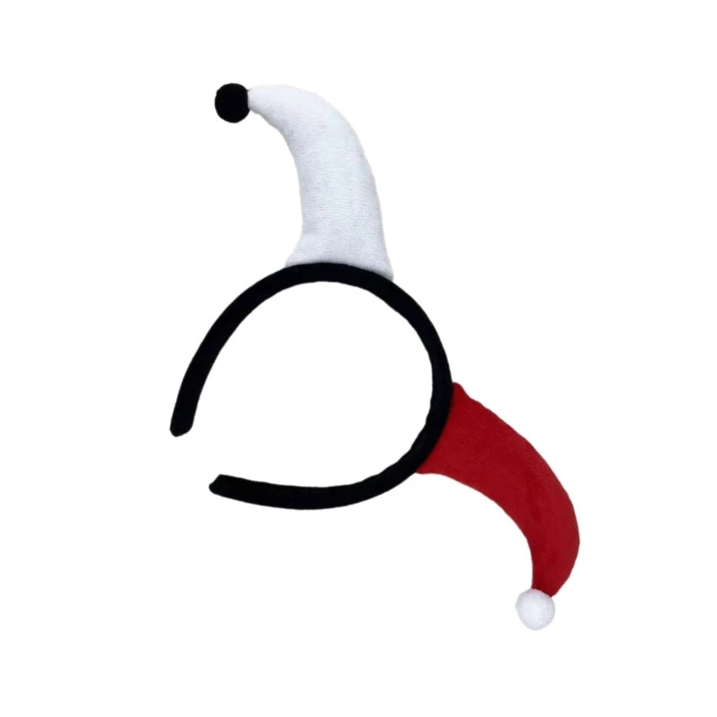 Adorkable Clown Horn Headpiece Proms Birthday Hairbands Fun Headwear Jester Circus Festive Hair Headwear