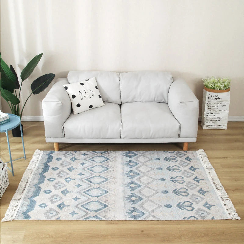 Modern Nordic Kilim Rug – Geometric, Versatile Washable