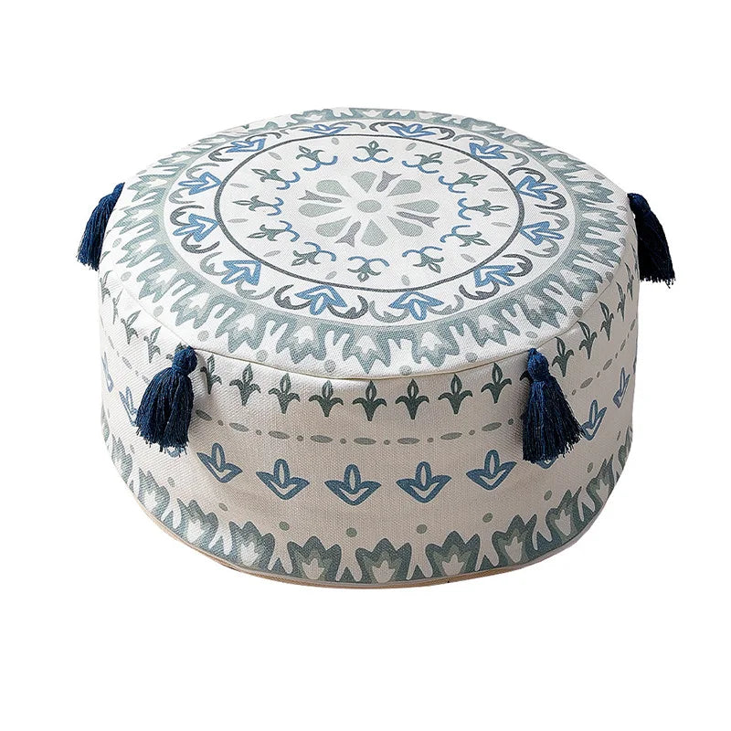 Nordic Geometric Floor Cushion – Futon Pouf Cover