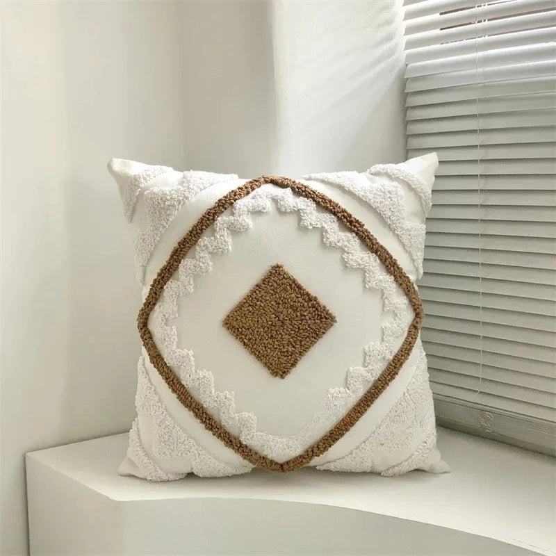 Velvet Embroidered Pillow Cover