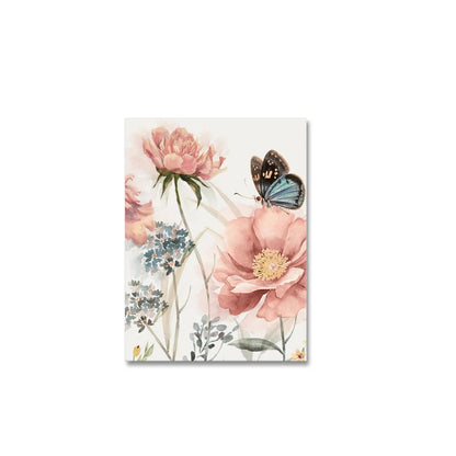 3PCS Pink Flower Wall Art – Nordic Botanical Prints