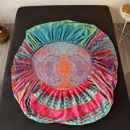 Boho Fitted Sheet – Colorful Bedding Set