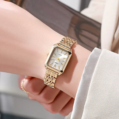 Women’s Rose Gold Stainless Steel Quartz Watch