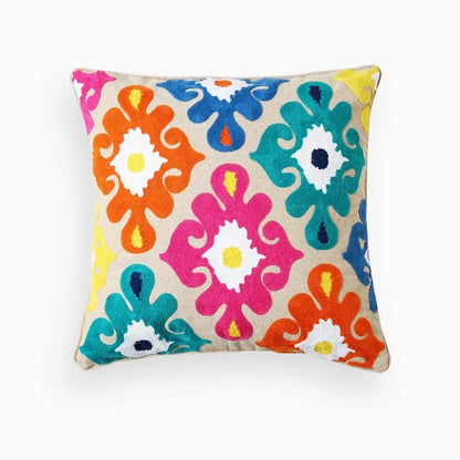 Vintage Boho Tufted Lumbar Pillow Cover