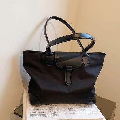 Women’s Nylon Tote Handbag – Large Capacity Shoulder Bag for Shopping & Daily Use
