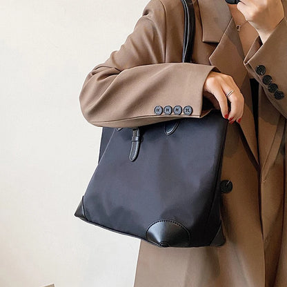 Women’s Nylon Tote Handbag – Large Capacity Shoulder Bag for Shopping & Daily Use