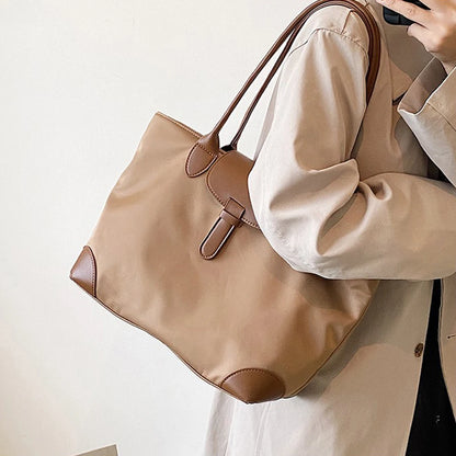 Women’s Nylon Tote Handbag – Large Capacity Shoulder Bag for Shopping & Daily Use