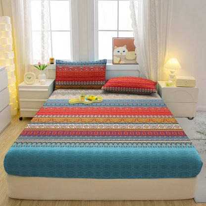 Bohemia Fitted Bed Sheet – Double/Queen 180x200cm